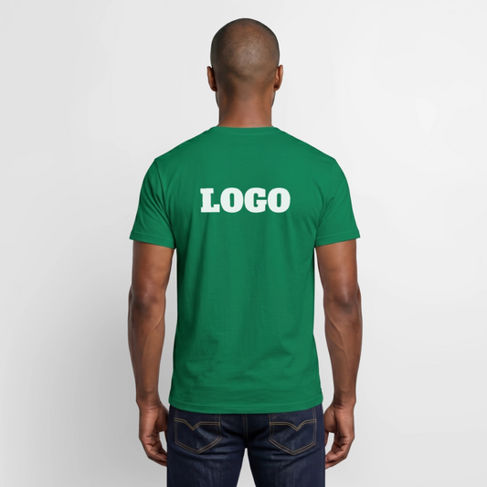 Profil-T-shirt med tryck | Unisex | Kellygrön