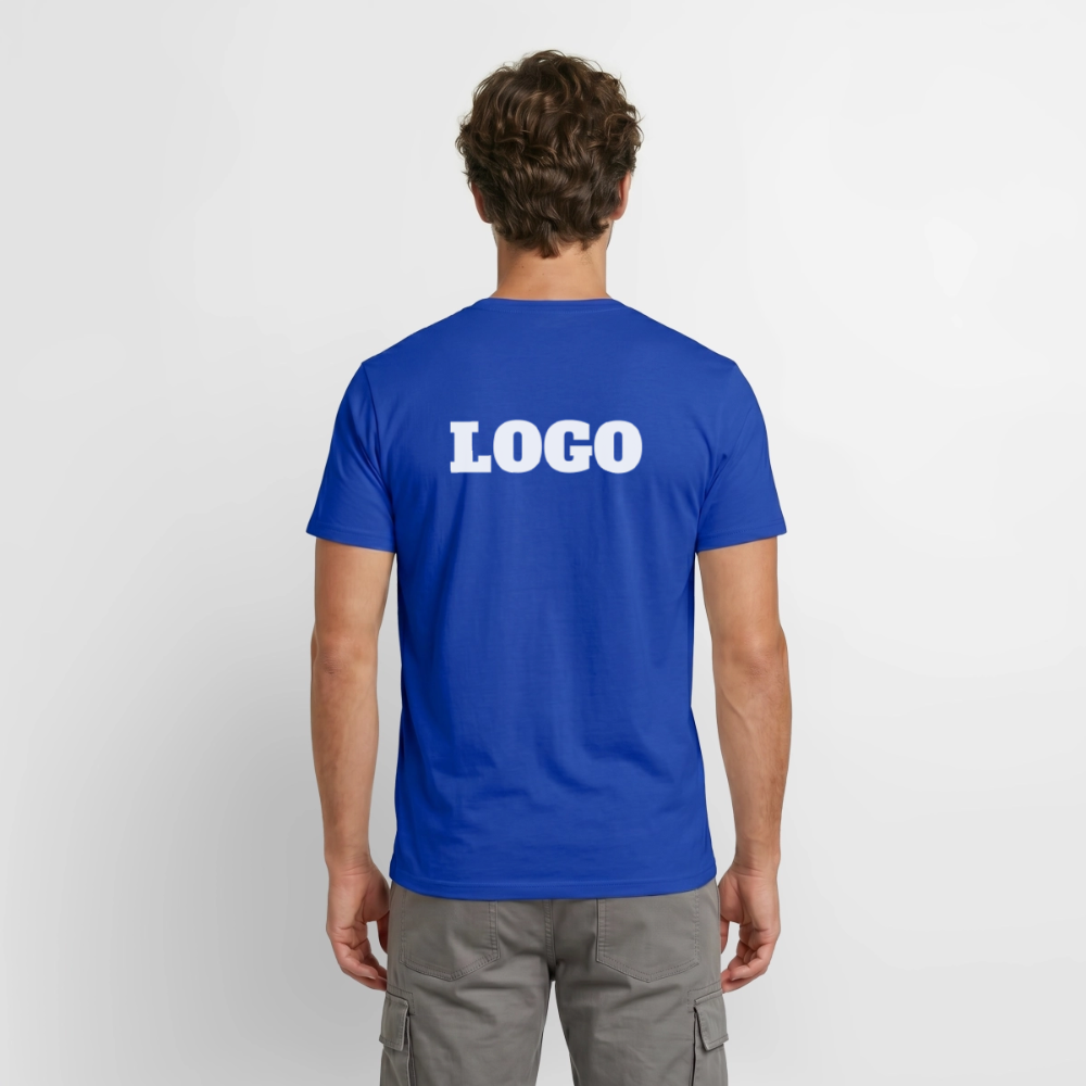 Profil-T-shirt med tryck | Unisex | Mörkblå