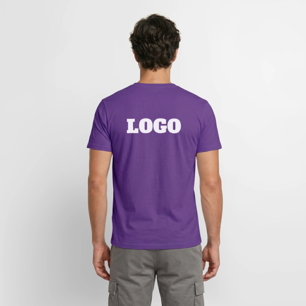 Profil-T-shirt med tryck | Unisex | Lila