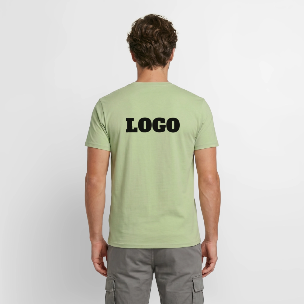 Profil-T-shirt med tryck | Unisex | Salviagrön