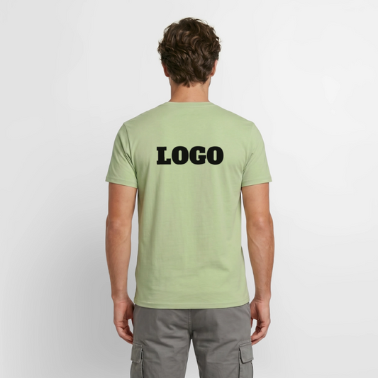 Profil-T-shirt med tryck | Unisex | Salviagrön
