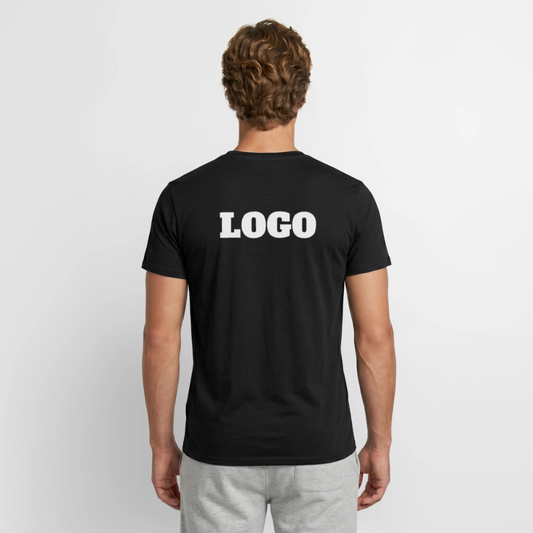 Profil-T-shirt med tryck | Unisex | Svart