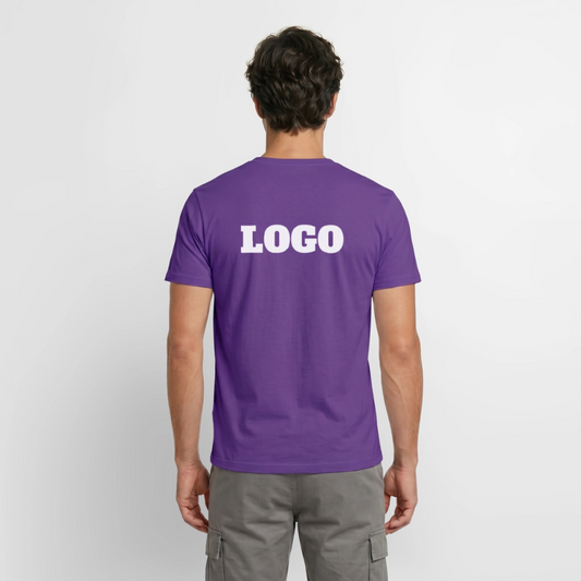 Profil-T-shirt med tryck | Unisex | Lila