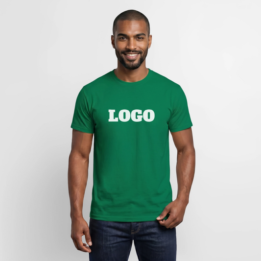 Profil-T-shirt med tryck | Unisex | Kellygrön
