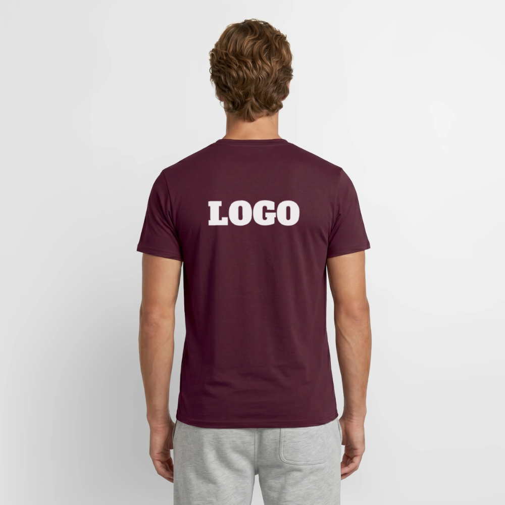 Profil-T-shirt med tryck | Unisex | Tegelröd