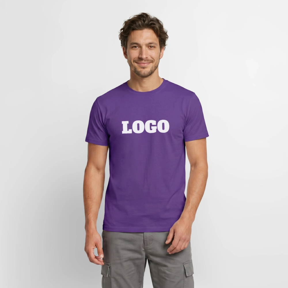 Profil-T-shirt med tryck | Unisex | Lila