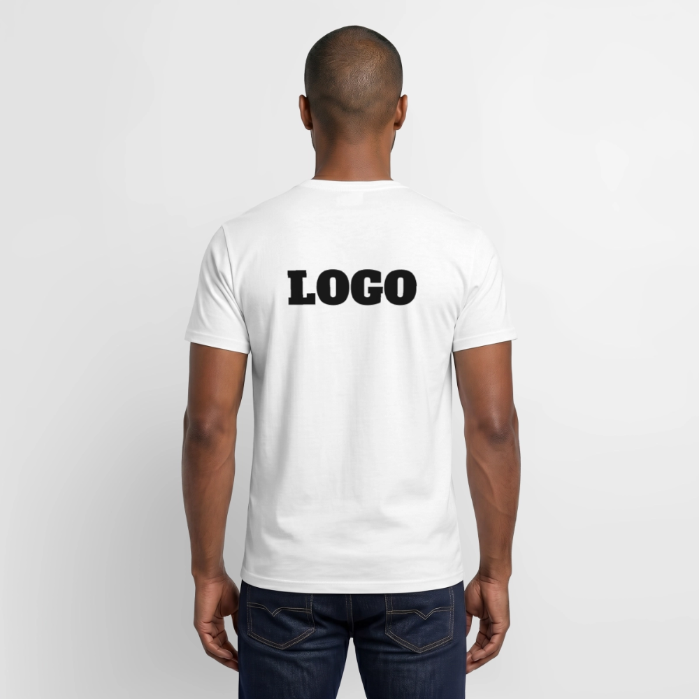 Profil-T-shirt med tryck | Unisex | Vit